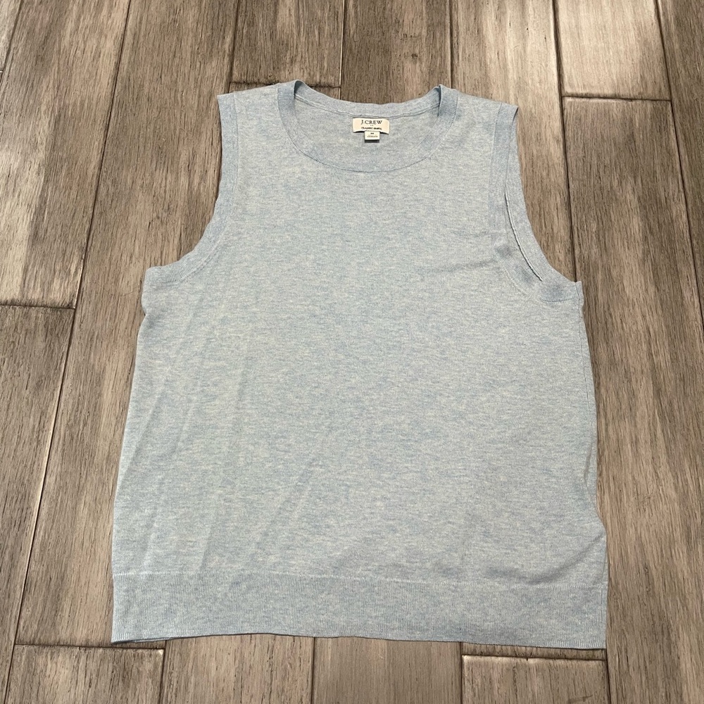 Women’s Light Blue Sleeveless Sweater